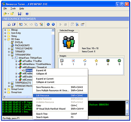 Resource Tuner Screenshot